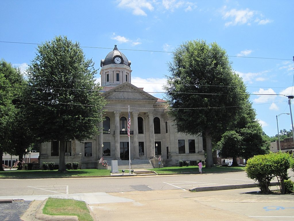 Harrisburg, AR street scene near Jonesboro, where we provide hail damage roof repair