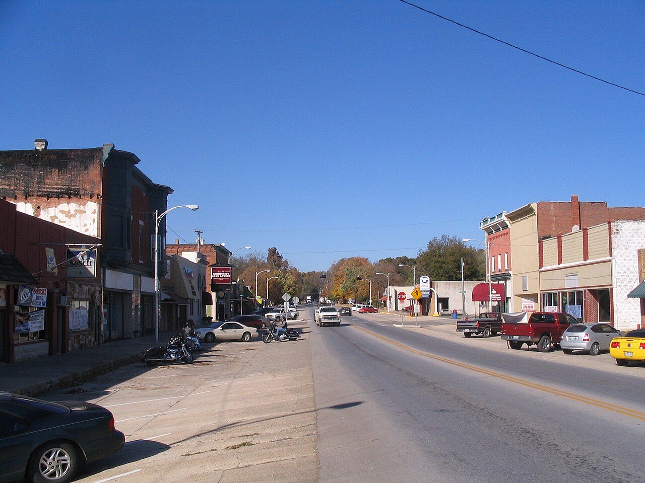 Seneca, MO street scene near Joplin, where we provide hail damage roof repair