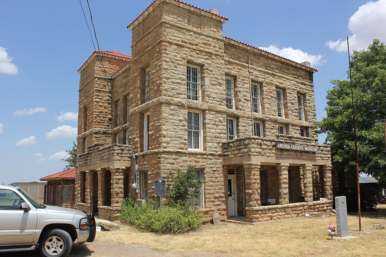 Archer City, TX street scene near Wichita Falls, where we provide hail damage roof repair